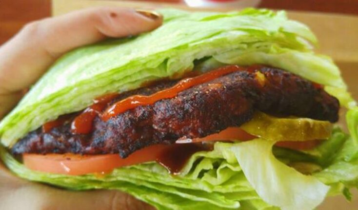 black bean veggie burger - MorningStar Farms - vegetarian burgers