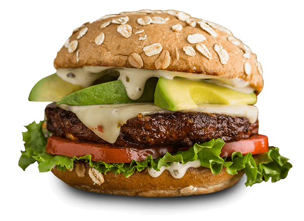MOOYAH Avocado Ranch Black Bean Burger